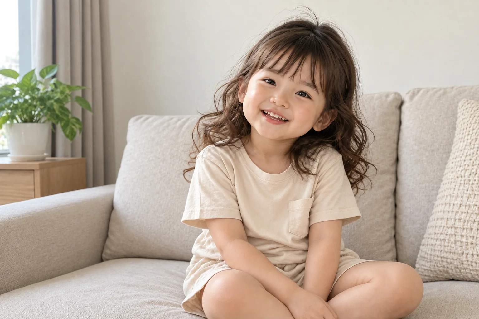 Ảnh thường của bé chụp ở nhà